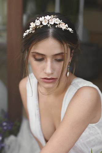 Sherry Blossom Bridal Tiara | Wedding Tiara | Made in Italy