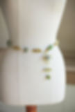Jonida Ripani Jewel Belt Green Eye Body Jewelry