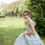 Thumbnail: bridal chocker necklace in white organza - collana