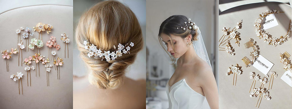 bridal hair pins - forcine sposa spille