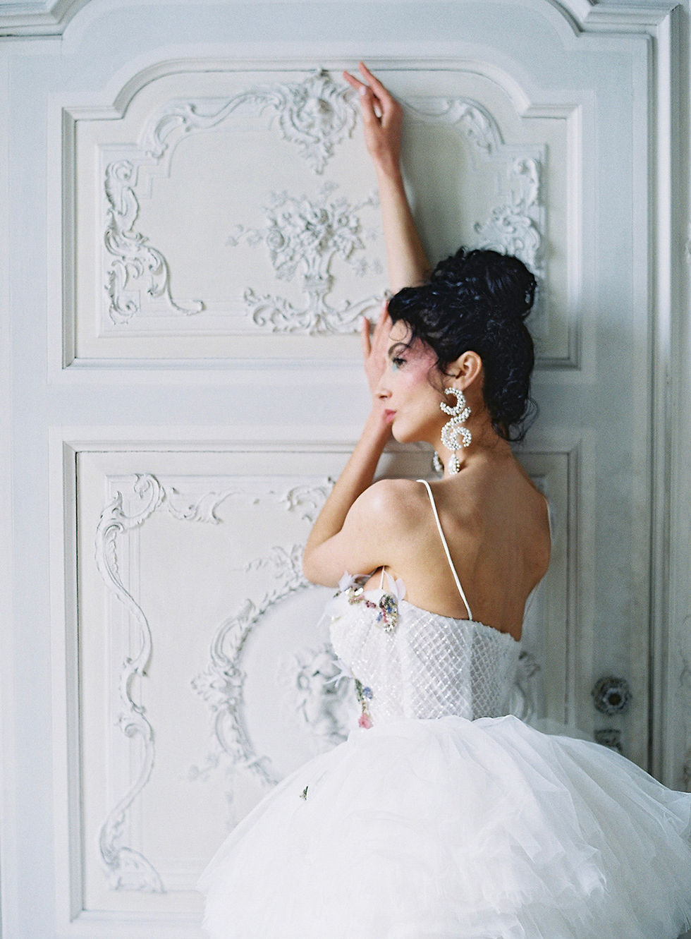 Thumbnail: Gioielli per sposa orecchini da sposa di perle Miracle Bridal pearl earrings Jonida Ripani
