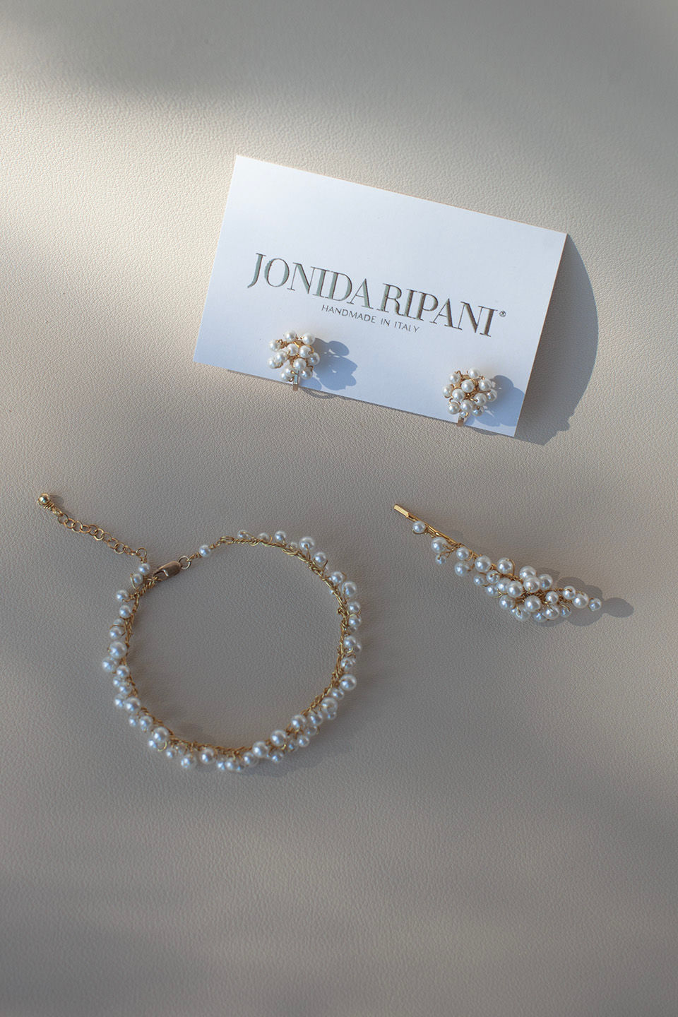 Miniatura: Brigitte Pearl Bracelet - Bracciale per matrimonio