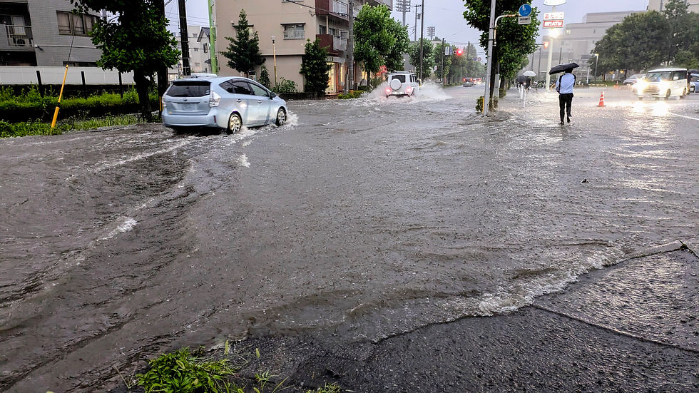ニュース記事見出し（浸水）