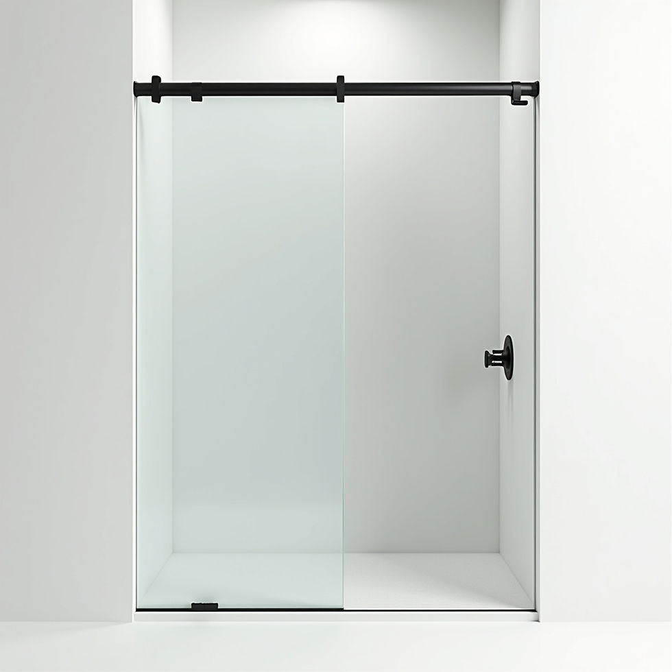 Frosted Pattern Shower Screen