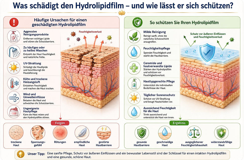Hydrolipidfilm schuetzen