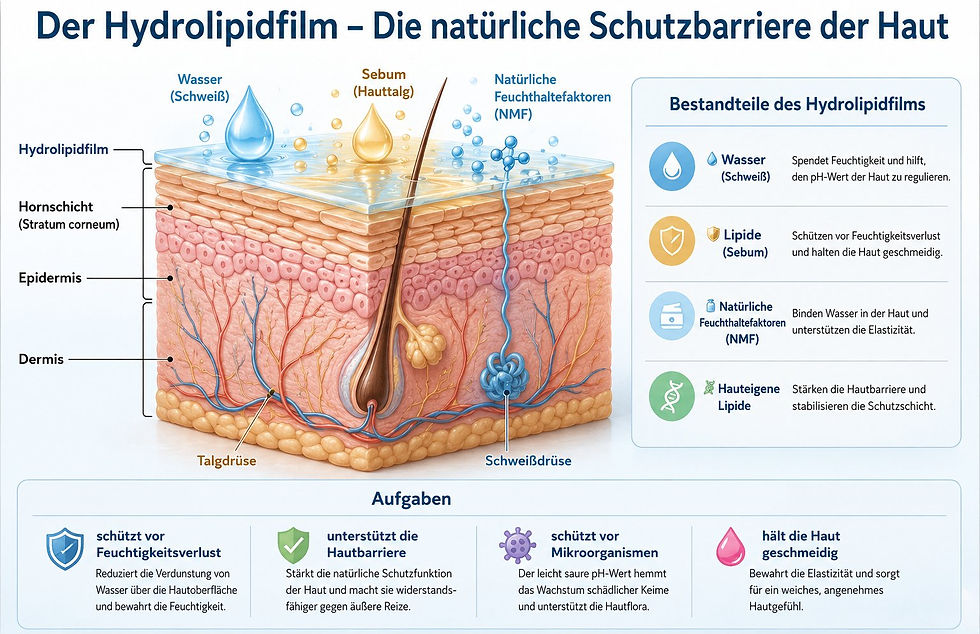 Hydrolipidfilm Die natuerliche Schutzbarriere der Haut