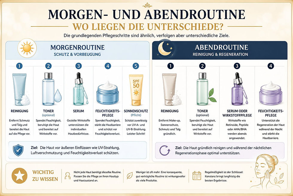 Morgen und Abendroutine