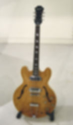 A photo of an Epiphone Casino hollow body guitar