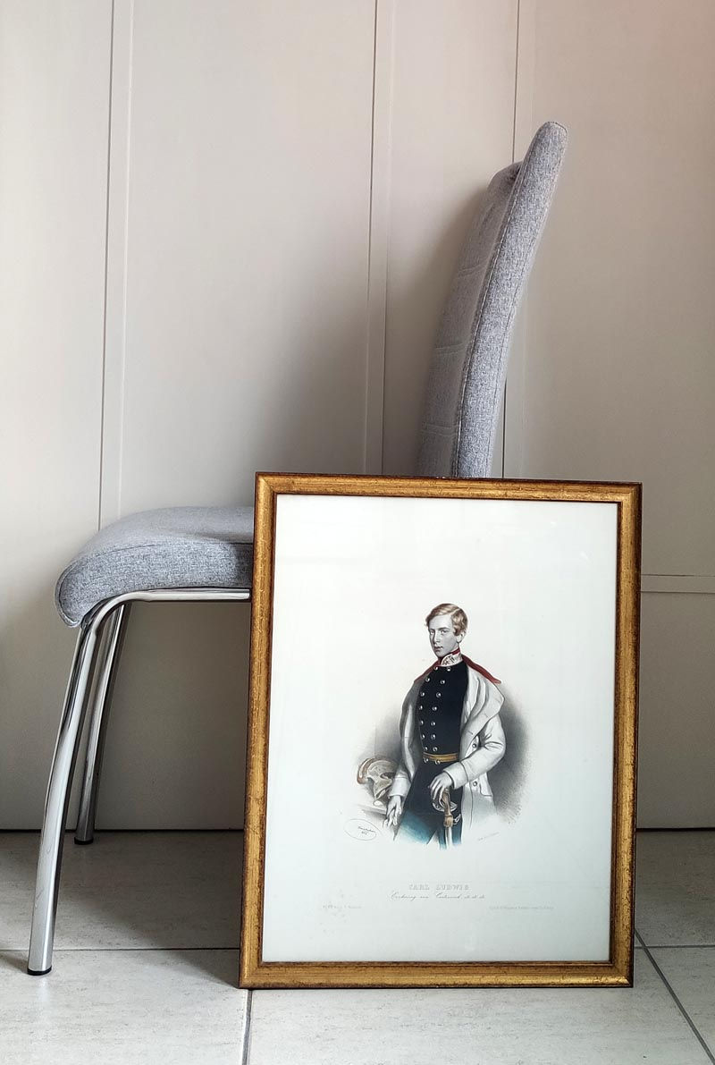 Miniaturbild: Erzherzog Carl Ludwig, kolorierte Lithografie von Josef Kriehuber