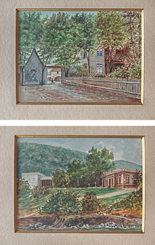 Miniaturbild: Prunkvolles Gedenkalbum mit Aquarellen, Wien