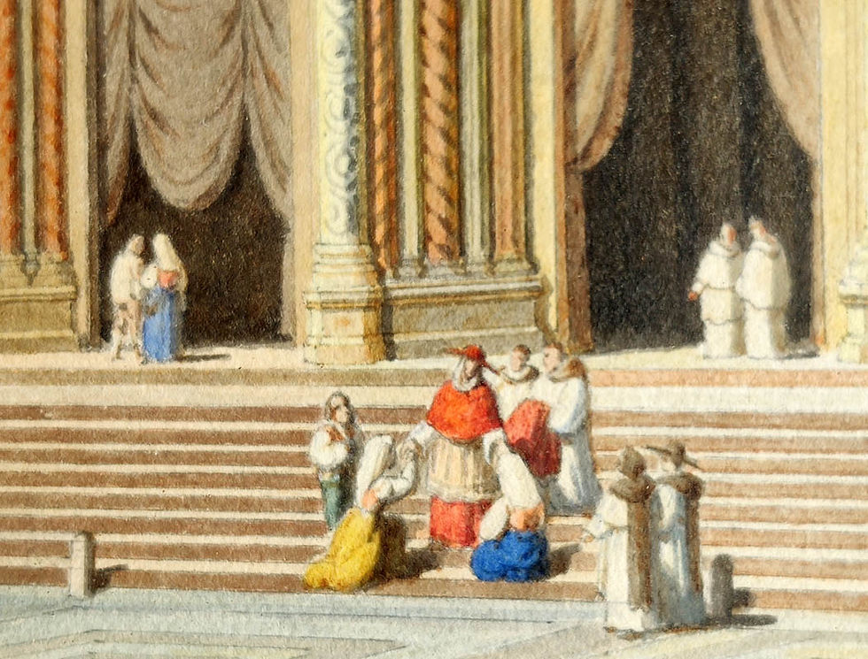 Miniaturbild: Maximilian Hauschild, Dom von Siena, Albert, Aquarell, Italien