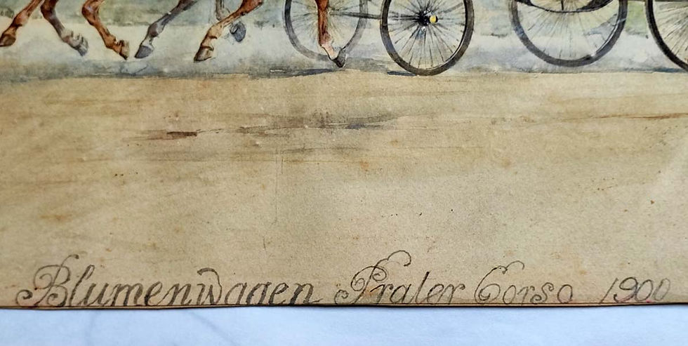 Miniaturbild: Franz Lindtner – Blumenwagen am Prater Corso