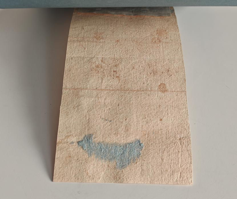 Miniaturbild: Barocke Rötelstudie einer Heiligenfigur, 17. Jh.