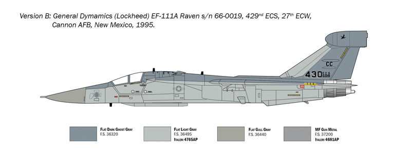 Miniatura: IT1235	1/72 EF-111 A Raven