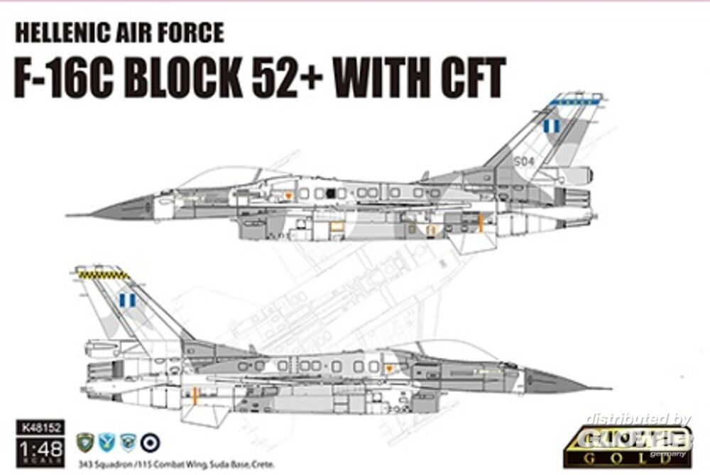 KINETIC: Hellenic Air Force F-16C Block 52 + with CFT in 1:48 [5348152]
