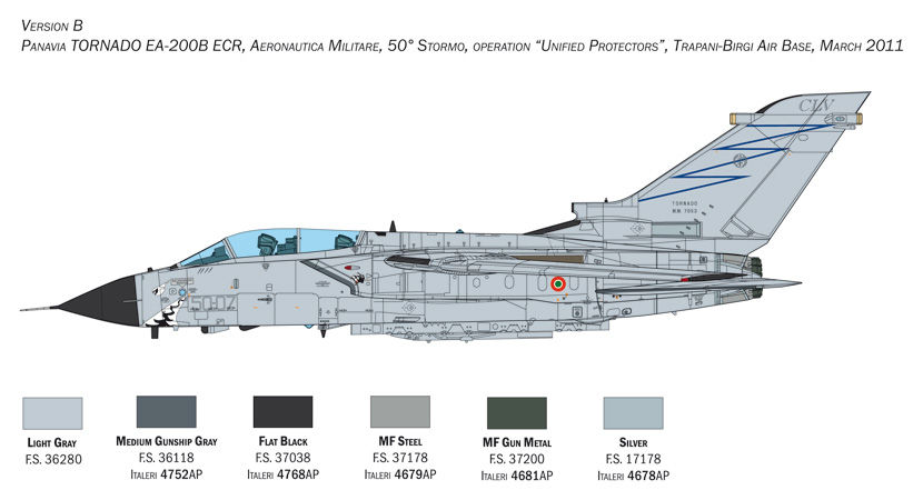 Miniatura: IT2517	1/32 Panavia Tornado ECR
