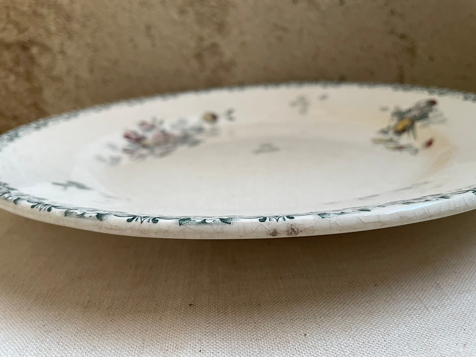 サムネイル： レア◯H.B &CIE (Choisy le Roi） “LUCIEシリーズ”　大皿　N-855