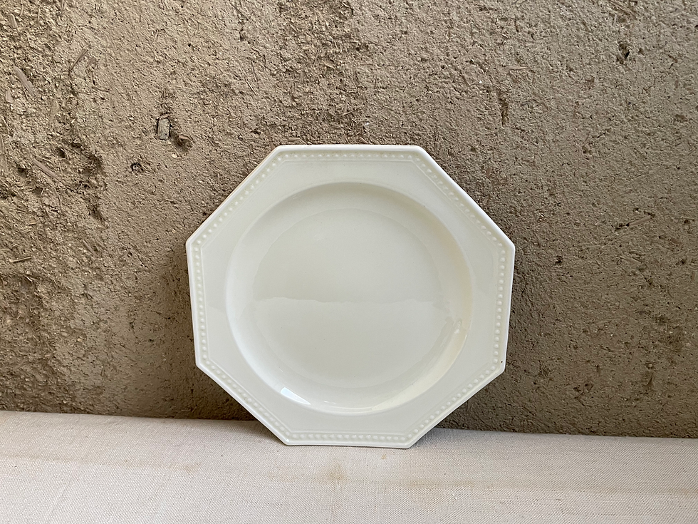 クレイユ モントロー 　オクトゴナル プレート18cm N-927 ◯Creil Montereau クレイユ モントロー オクトゴナルプレート