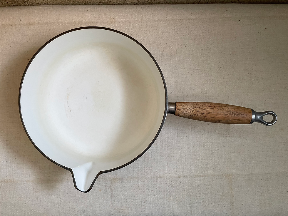 サムネイル： Le Creuset ル・クルーゼ　wood持手鍋　＃22サイズ N-407
