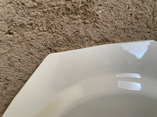 クレイユ モントロー 　オクトゴナル プレート18cm N-924 ◯Creil Montereau クレイユ モントロー オクトゴナルプレート18cm N