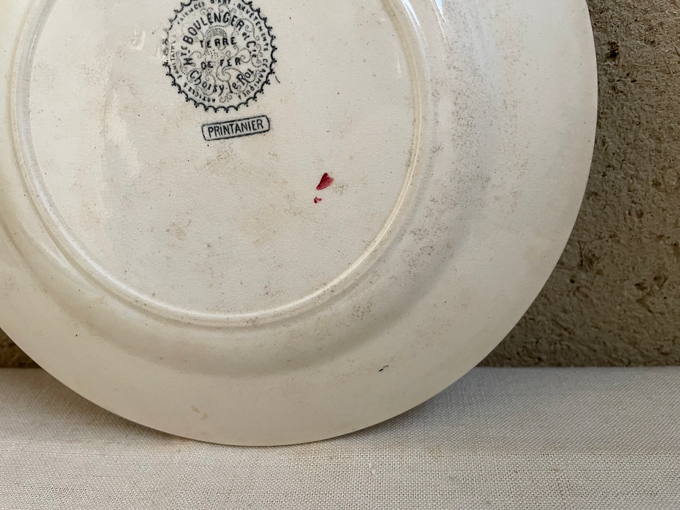 サムネイル： Choisy le Roi / ショワジールロワ  デザートプレート　N-957