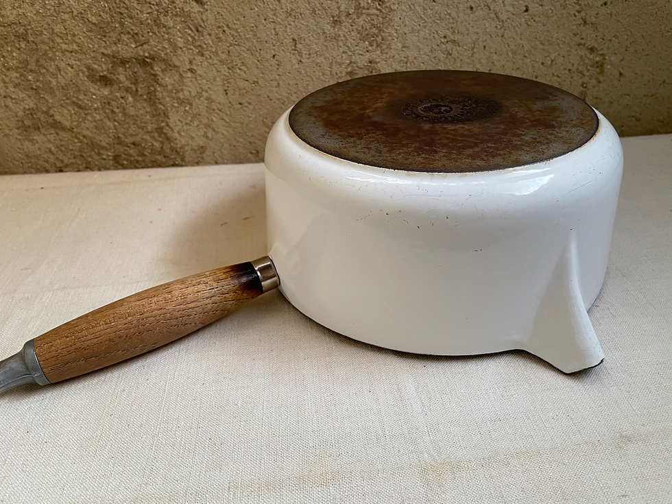 サムネイル： Le Creuset ル・クルーゼ　wood持手鍋　＃22サイズ N-407