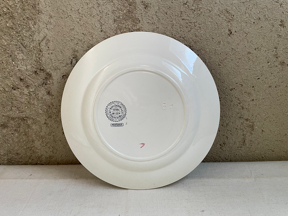 サムネイル： Choisy le Roi / ショワジールロワ  ディナープレート　N-959