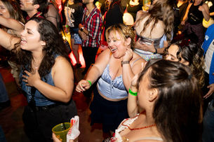 Attendee dancing at Broadway Rave at the House of Blues, Anaheim 