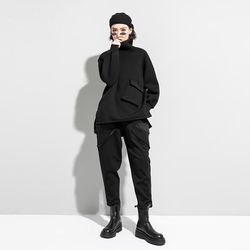 Thumbnail: Tamaka Pocket Turtleneck Long Sleeve Shirt