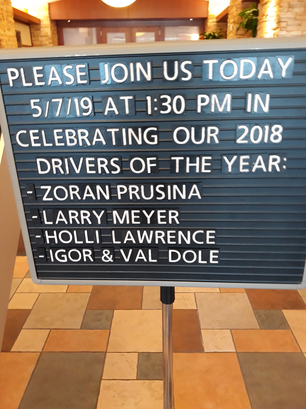 Driver of the Year Banquets