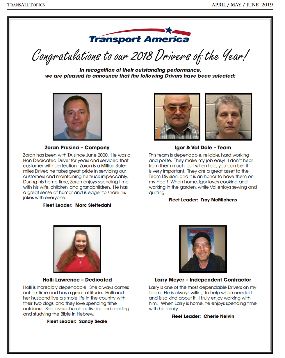 Driver of the Year Poster