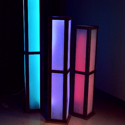 lanterns led floor box