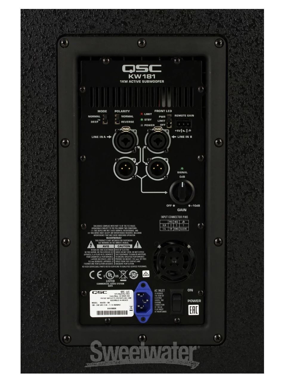Thumbnail: QSC KW 181 Subwoofer