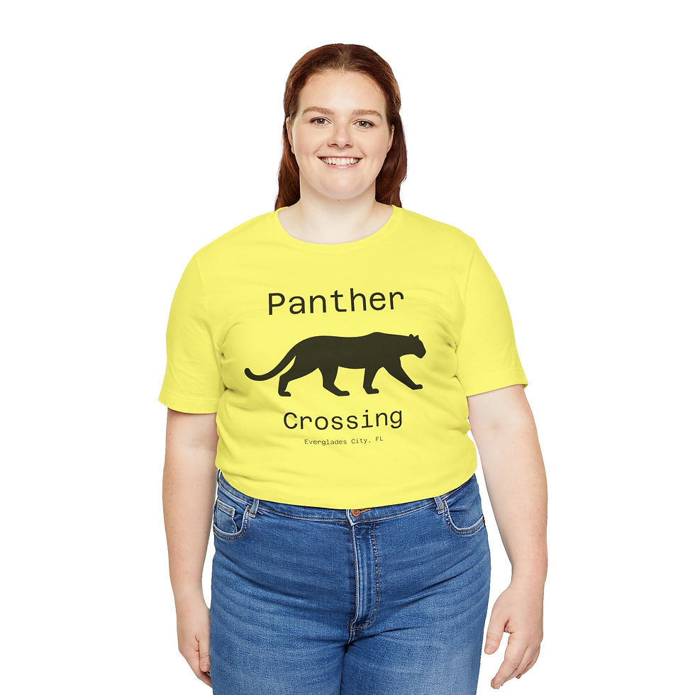 Thumbnail: Panther Crossing T-Shirt — Wildlife Silhouette Tee