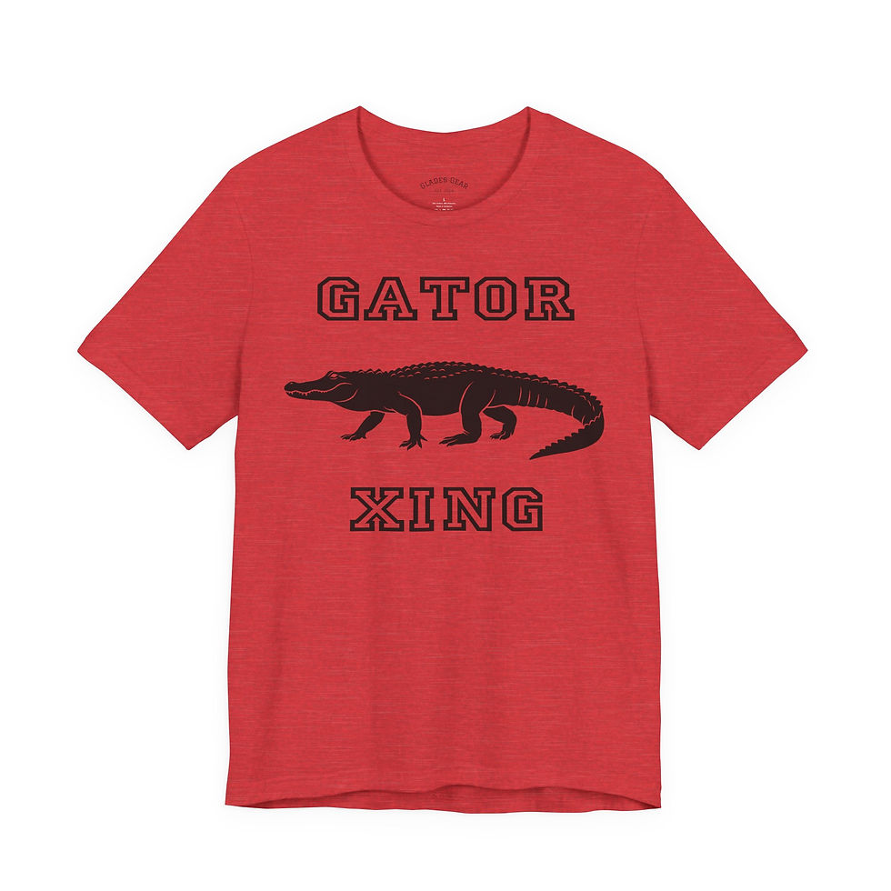 Thumbnail: Gator Xing T-Shirt — Graphic Alligator Crossing Tee