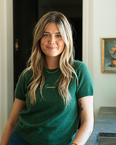 girl in green shirt