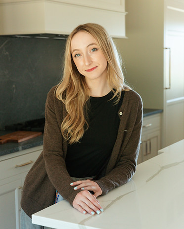 girl standing by counter