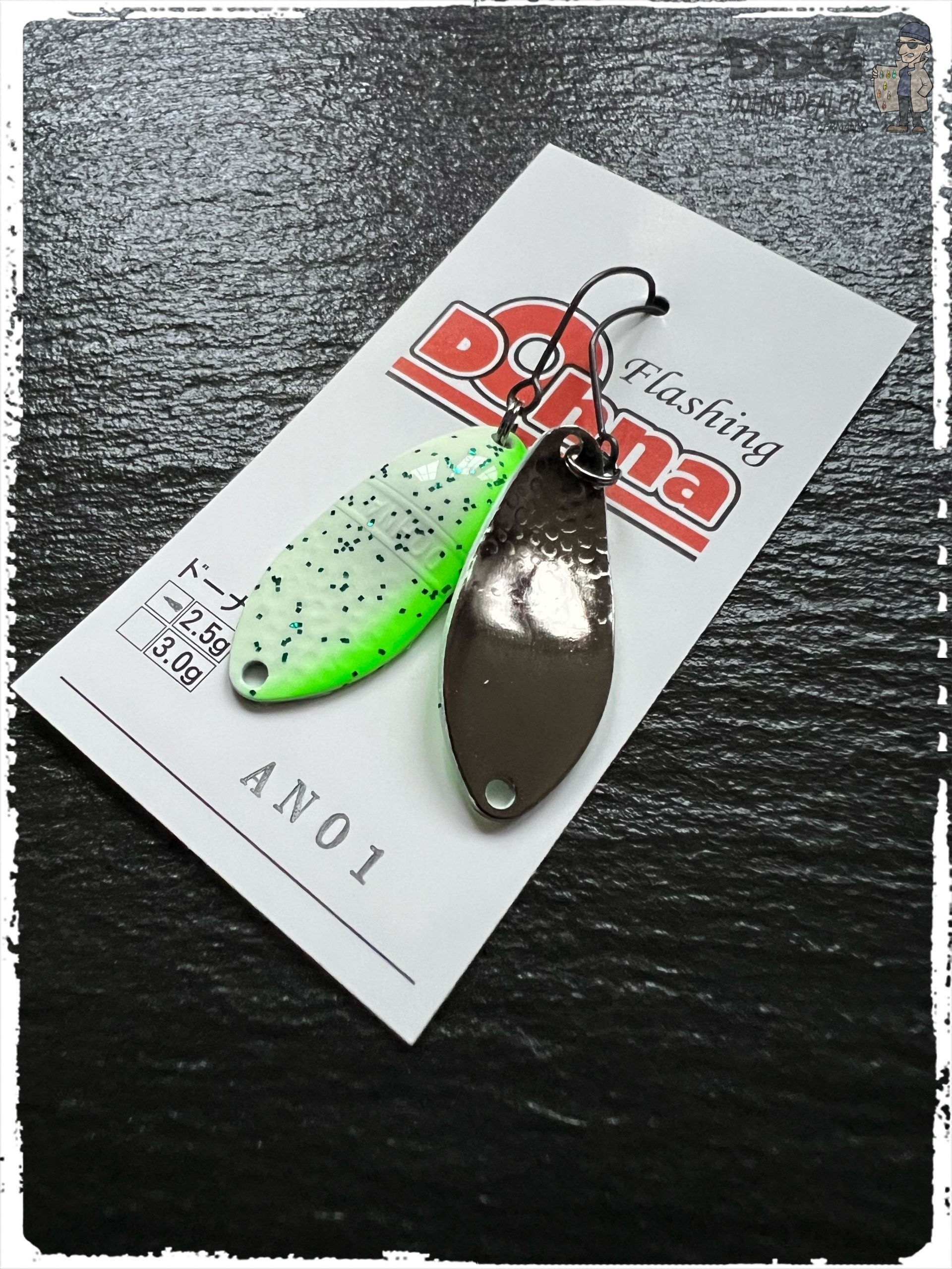 "Antem Dohna AN Serie – Qualitativ hochwertige Spoon-Serie von Antem, ideal für das Forellenangeln. Mit realistischem Design und verlockenden Bewegungen, um Forellen anzulocken. Robust gebaut für lang anhaltende Leistung und erfolgreiche Angelergebnisse."