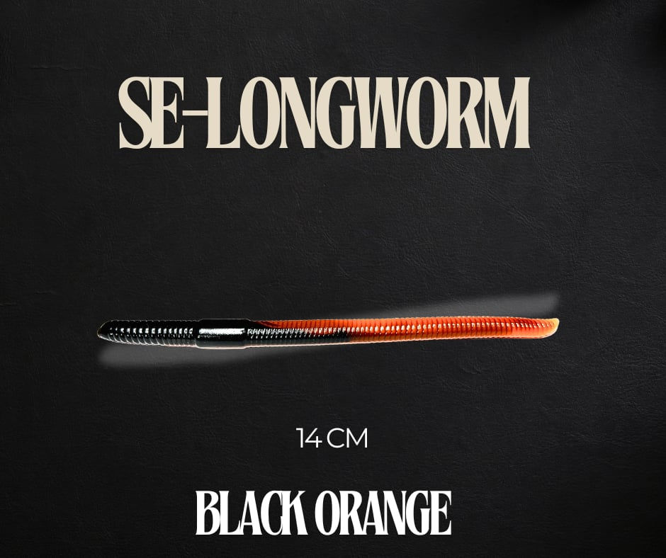 Thumbnail: SE Baits SE Longworm, effektiver Raubfischköder für erfolgreiche Angler