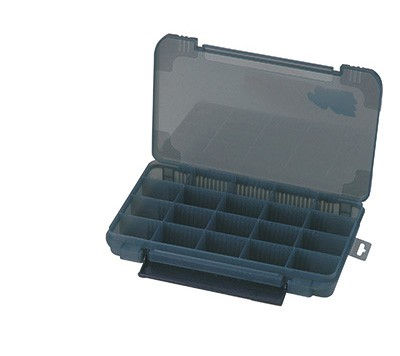 Miniaturbild: "Meiho VS 3043 – Robuste Angelgerätebox mit vielseitigen Einsatzmöglichkeiten. Mehrere Fächer für die geordnete Aufbewahrung von Ködern, Haken und Zubehör. Stabil, kompakt und ideal für Angeltouren jeder Art."
