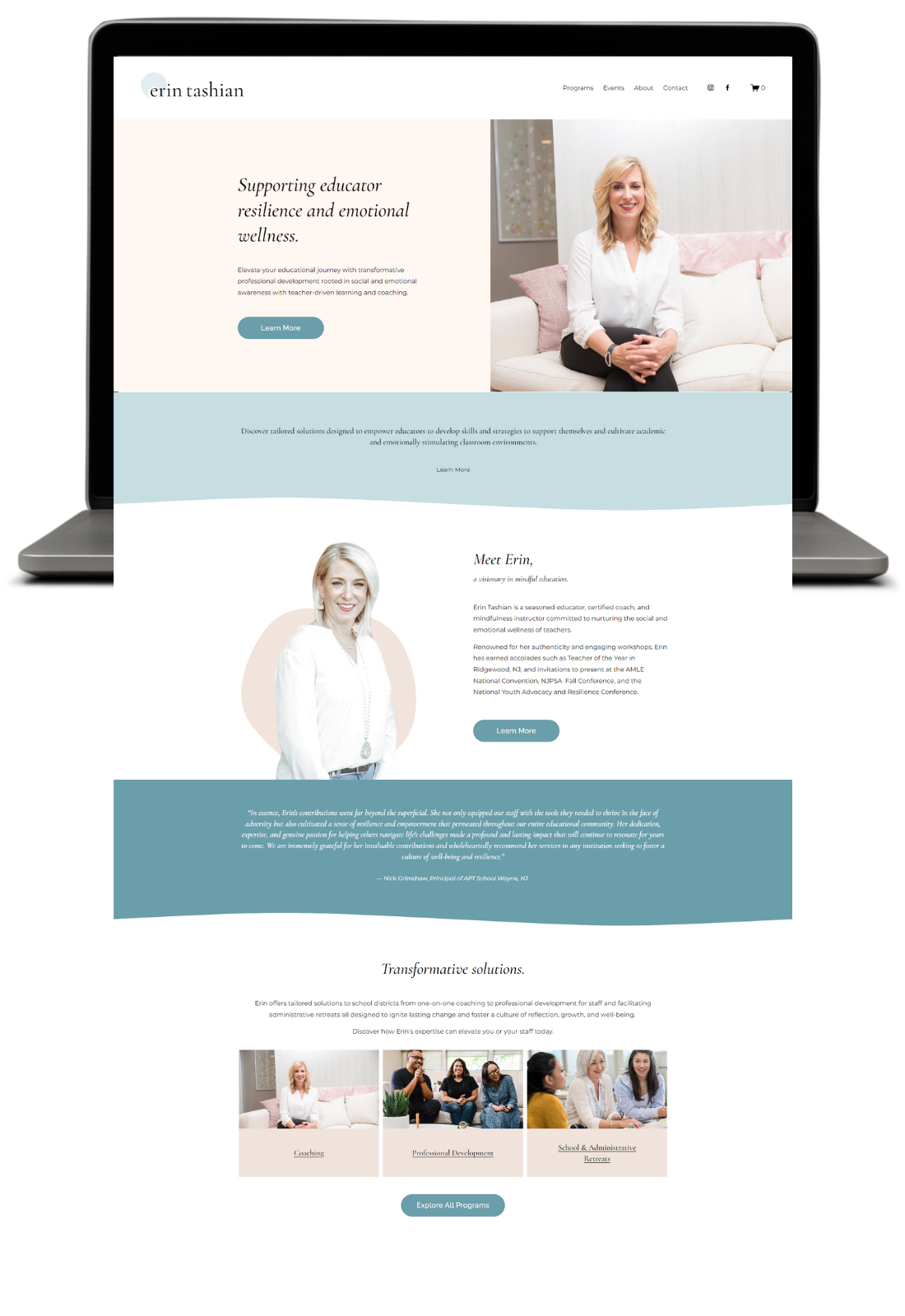 ERIN TASHIAN:
Website Design
Branding
Paid Media
Social Media Management
Email Marketing
Tech Support