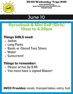 June 10 Wednesday Trips