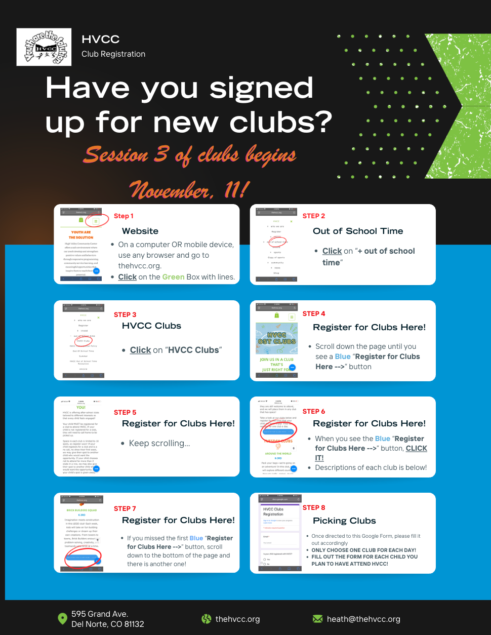 How-To Sign Up for New Clubs!