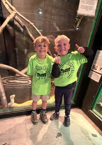HVCC kids were very excited to see all the different types of reptiles and alligators throughout the park.