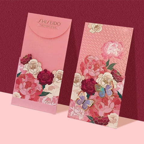 custom red packet embossing
