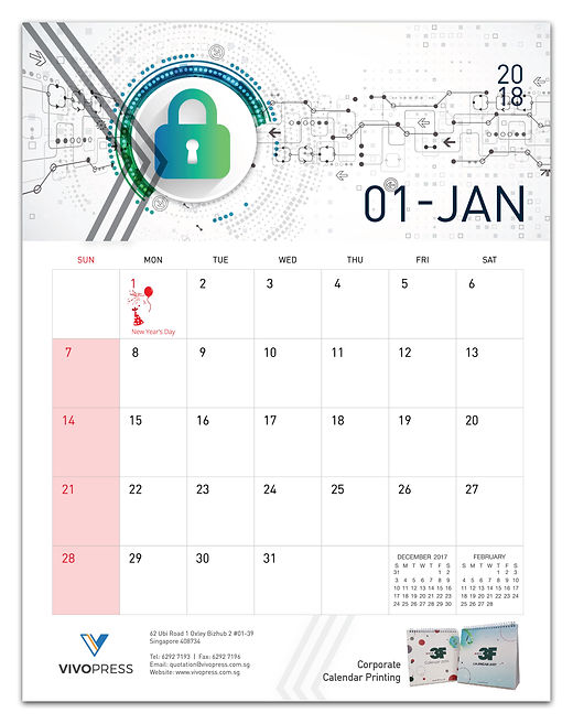 VIVO PRESS | Weio Corporate | Calendar Printing | Customize Every Page | Customize Your Own Calendar