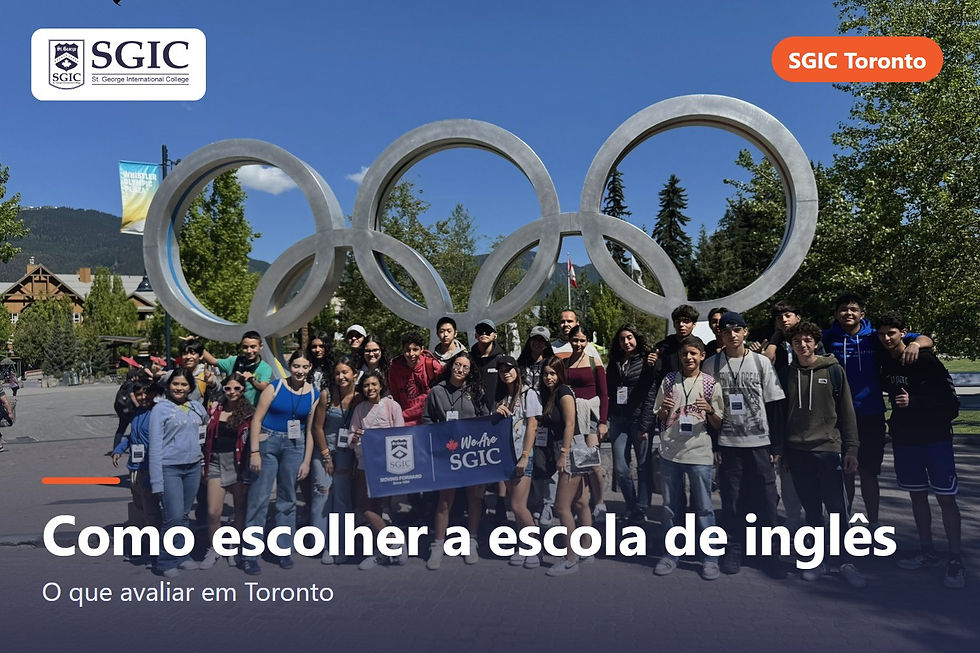 Como escolher uma escola de inglês em Toronto: 7 pontos para verificar