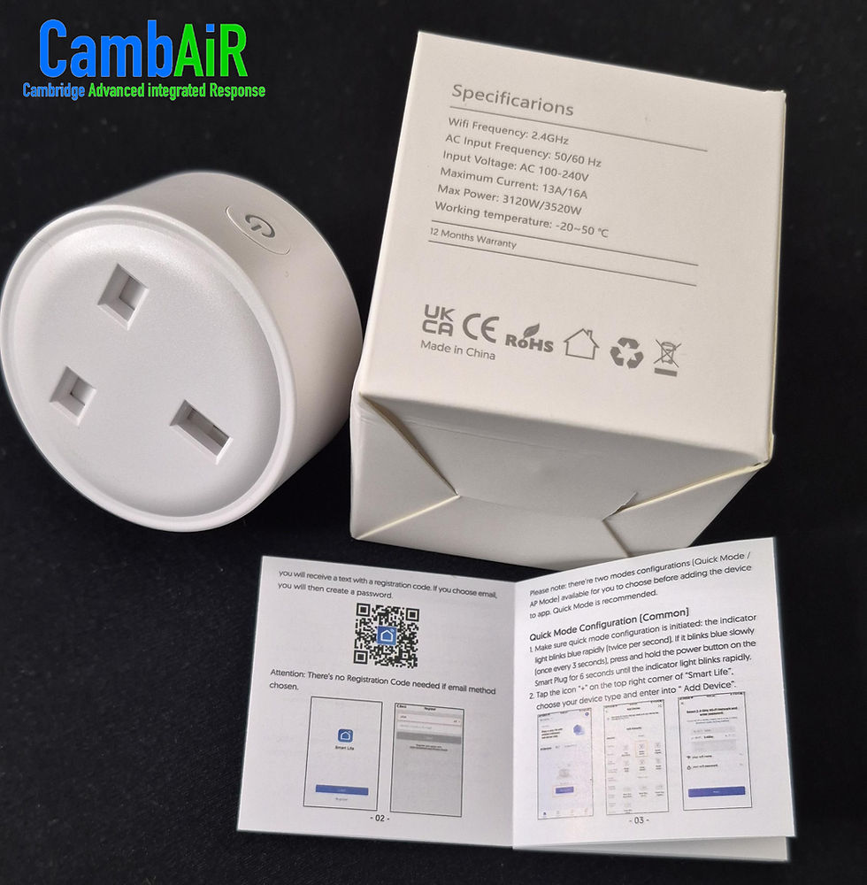 Thumbnail: Three-pin UK WiFi Mains Socket