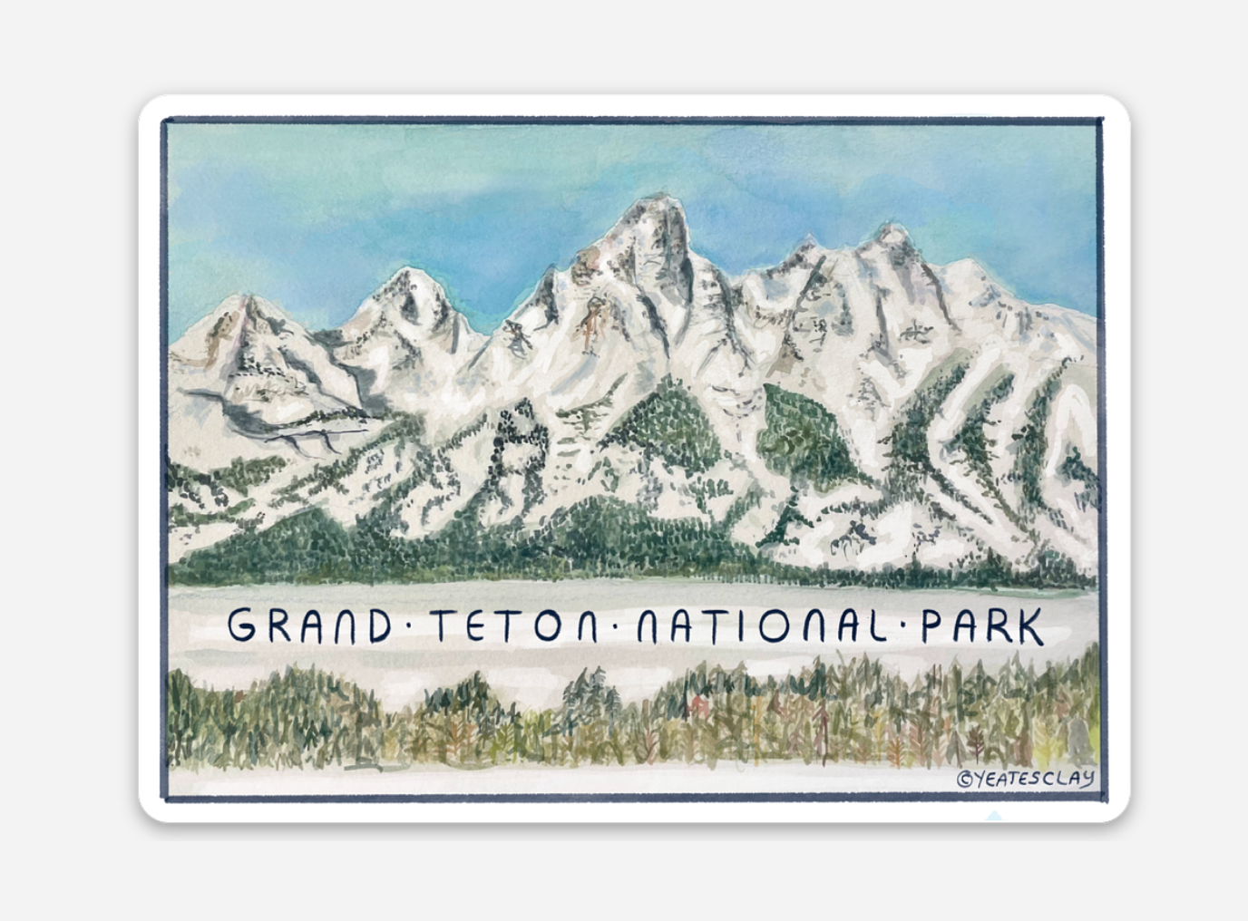 GTNP Winter Landscape