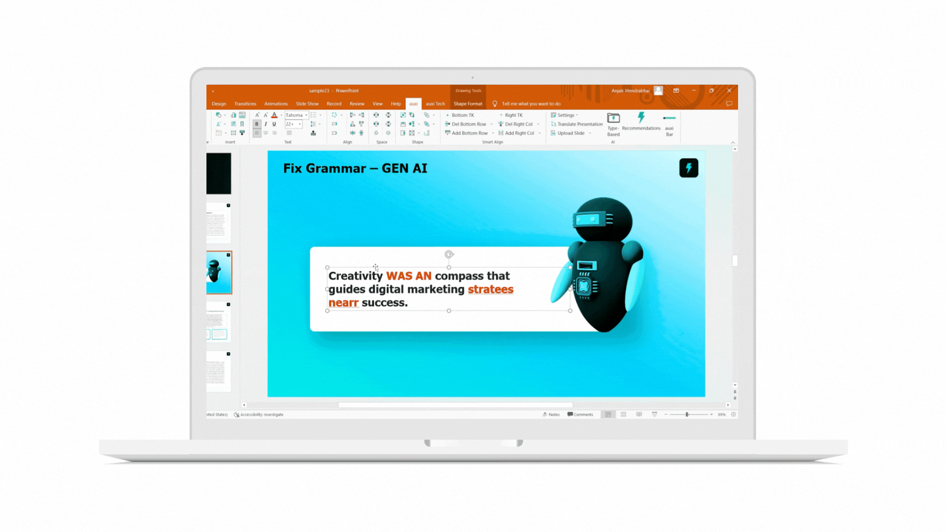 Presentation Content Ai